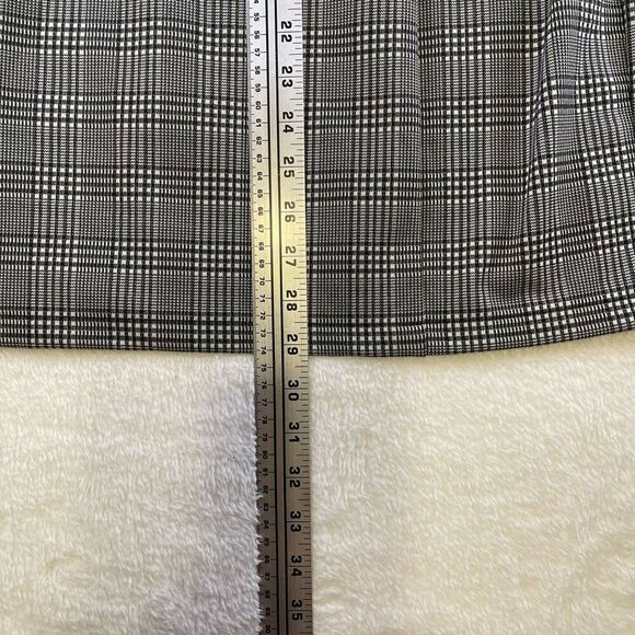 NWT Forever 21 Plus Cami Dress Plaid Knit XL Black White - Picture 7 of 12